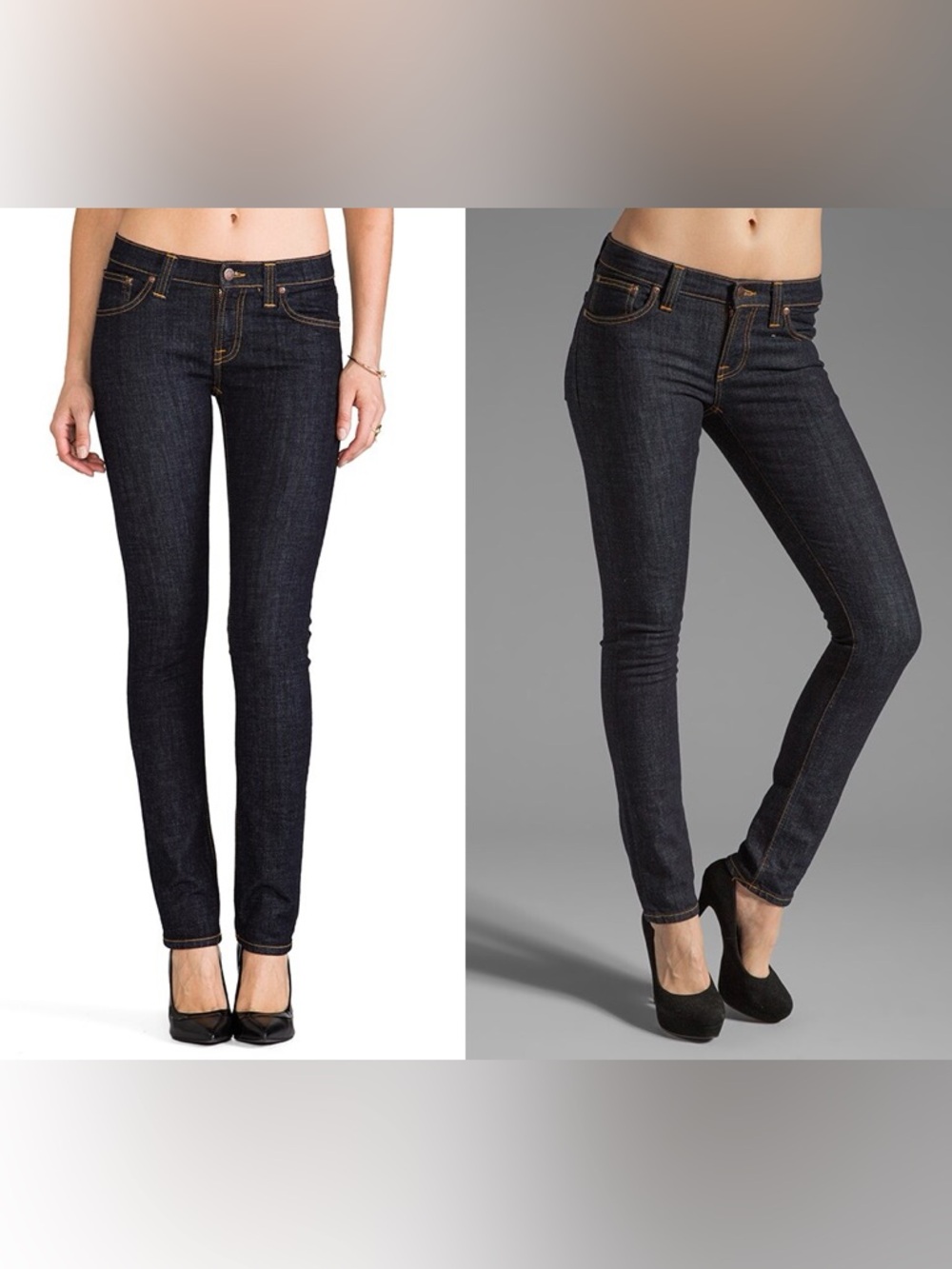 Nudie Long John in Organic Twill Rinse - US 28
